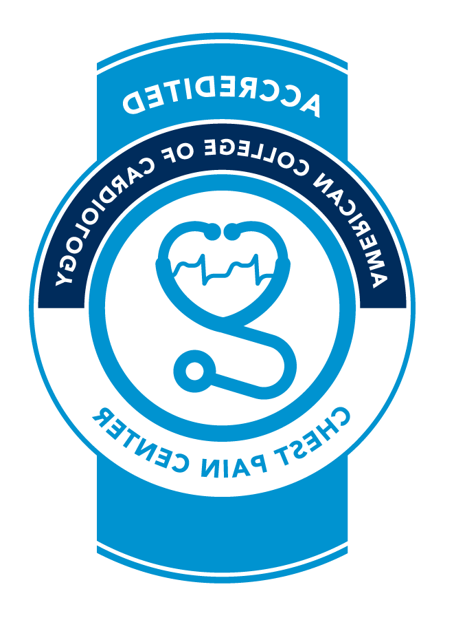 Accredited Chest Pain Center seal